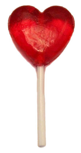 

Леденец «Сердце маленькое красное»