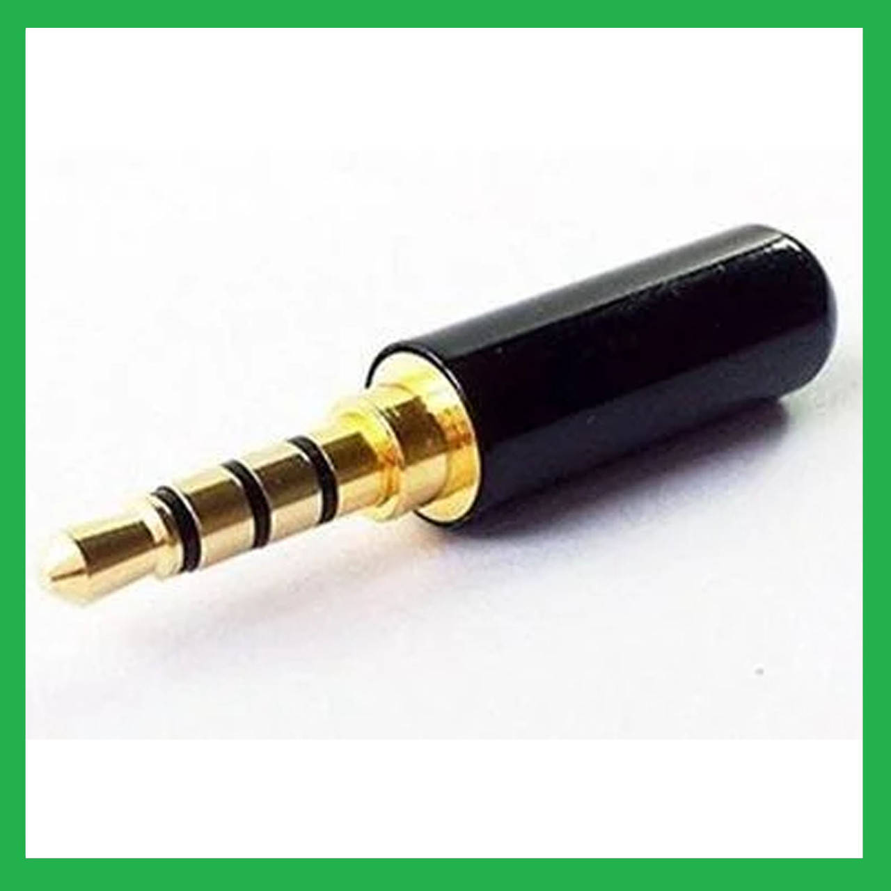 

Штекер JACK 3,5 HQ 4pin ЧЕРНЫЙ металлический корпус, позолоченные контакты. 1шт.