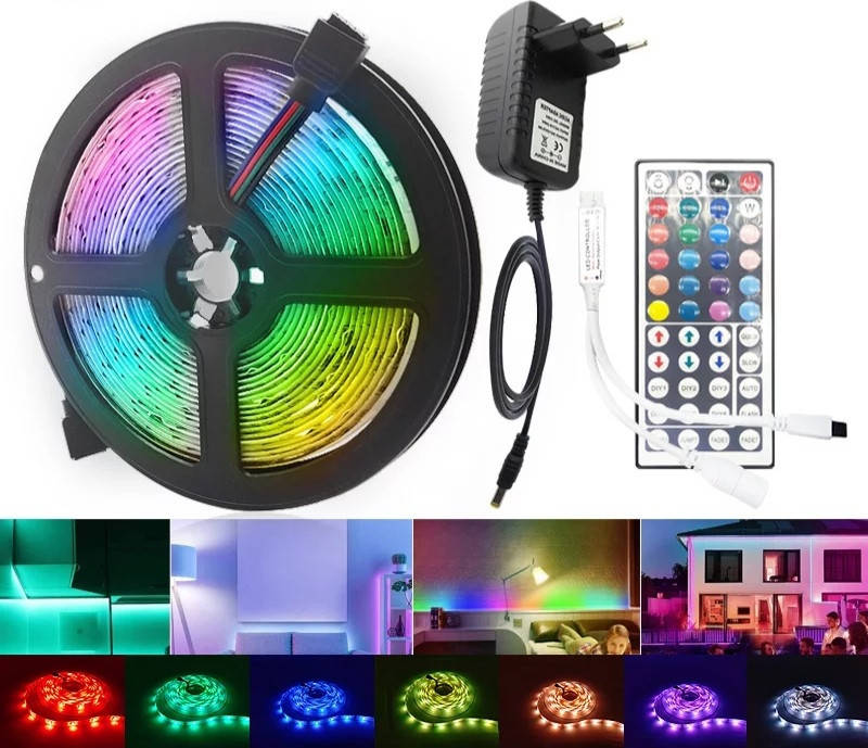 

Bluetooth Светодиодная лента 5 метров (5м) | LED 5050 | Гирлянда