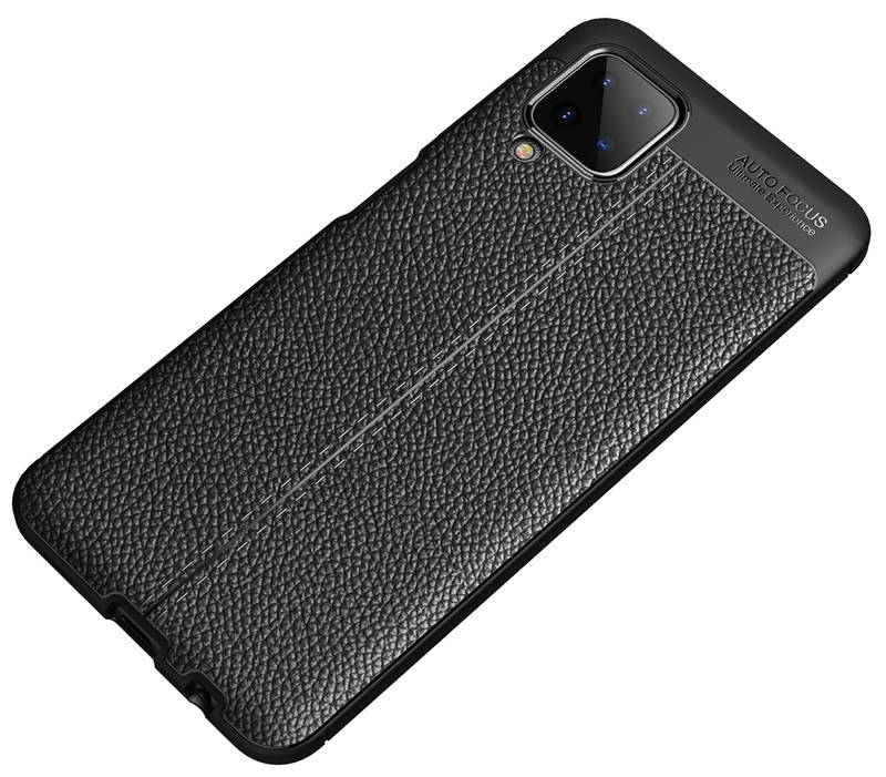 

Противоударный чехол для Samsung Galaxy M12 черный силиконовый