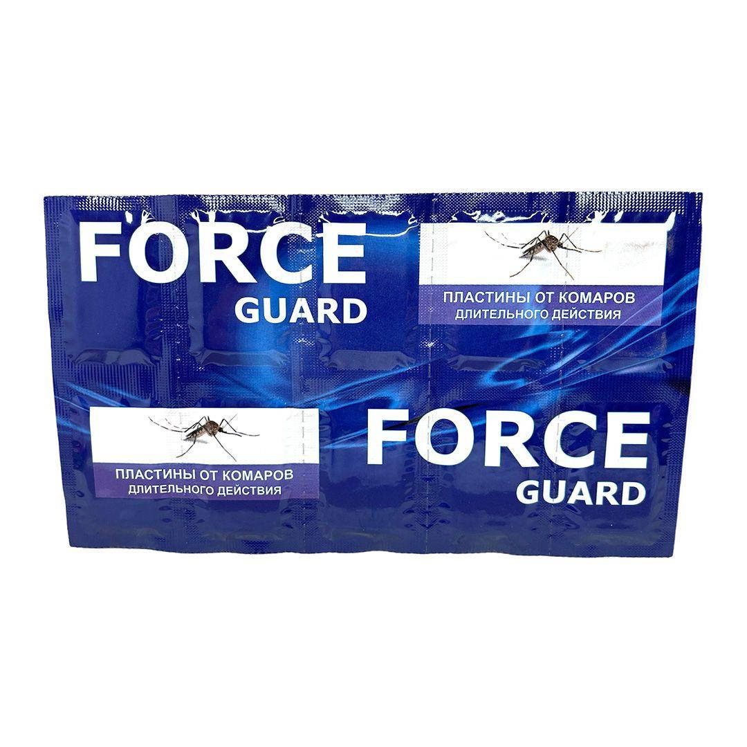 

Пластина Force guard от комаров длительного действия 10 таблеток