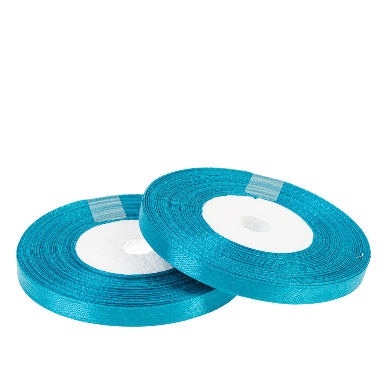 

Лента атласная 0,7 см (23 м) бирюзовая, Бирюзовый