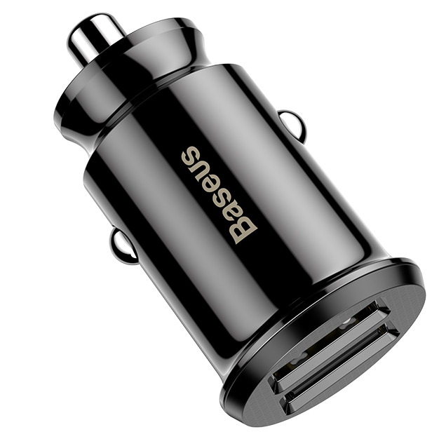 

Автомобильное зарядное устройство Baseus Grain 2USB 3.1A Black (CCALL-ML01)