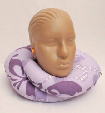 

Дорожная подушка под шею Matrix, Фиолетовая с узором, Разные цвета