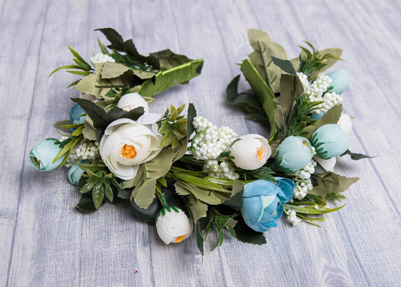 

Обруч для волосся Мавка блакитний, Голубой