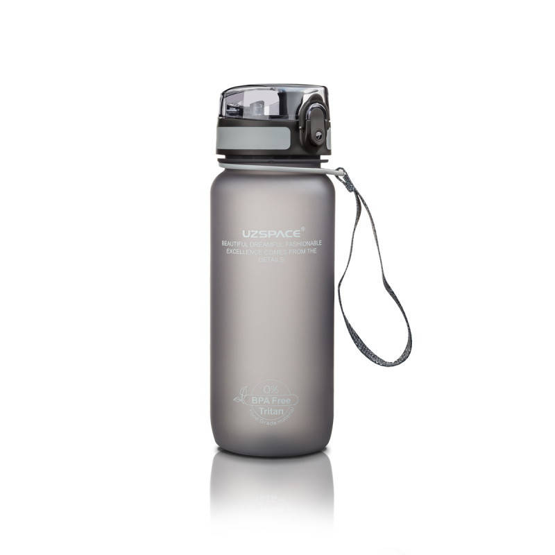 

Бутылка UZspace Colorful Frosted 650 мл, серая - 3037