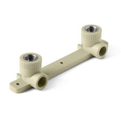 

Комплект настенный для смесителя 20*1/2 полипропилен Hi-Therm, Светло-серый