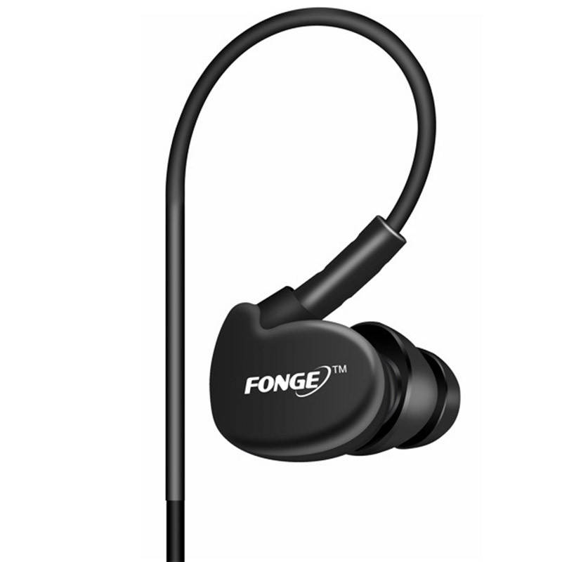 

Проводная гарнитура FONGE S500 Black вакуумная для смартфона планшета мультимедийная, Черный