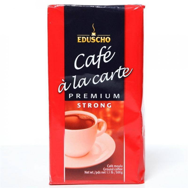 

Качественный немецкий кофе Робуста молотый Eduscho Premium Strong, 500г