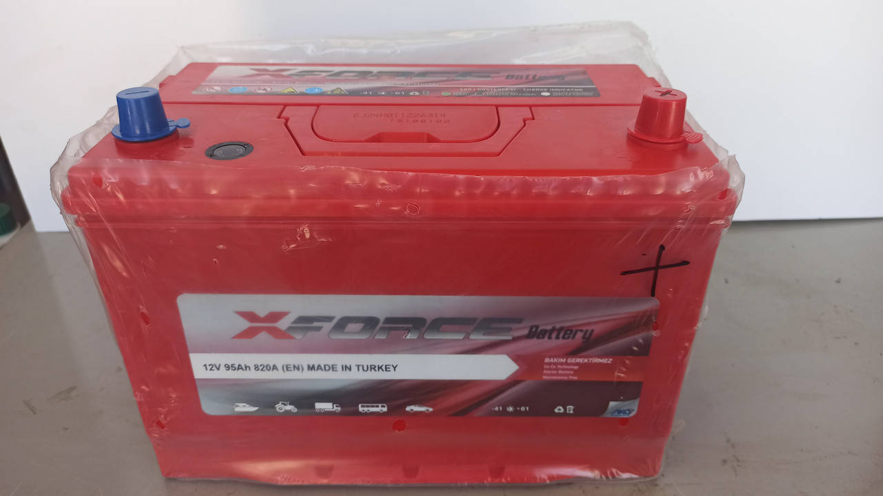 

Аккумулятор X-Force 95Ah/820A R+, Азия , автомобильный (307 х175х220) Работаем с НДС