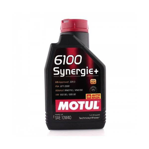 

Моторное масло Motul 6100 SYNERGIE+ 10W-40 1л (839411) ORG 839411