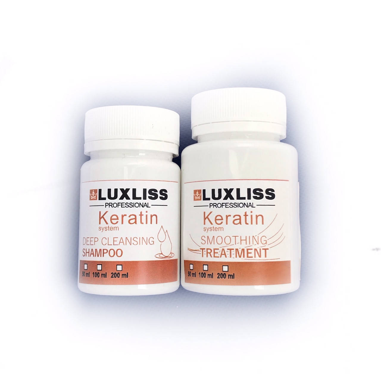 

Luxliss Keratin Smoothing Treatment Набор для кератинового выпрямления, 100 мл/200 мл (разлив)