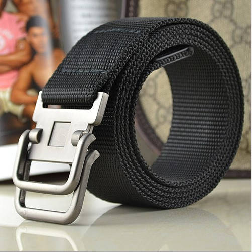 

0262 Ремень мужской тканевой черный