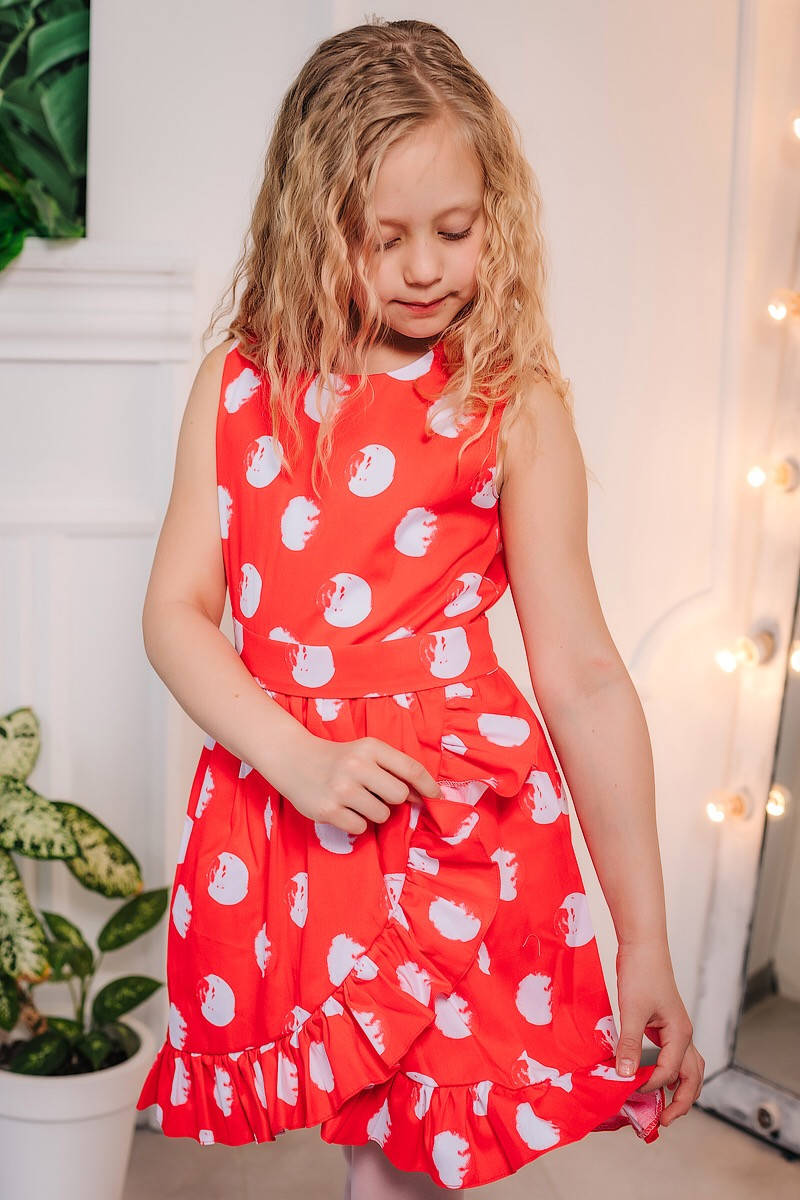 

Платья для девочки "Джулия" 128, Красный