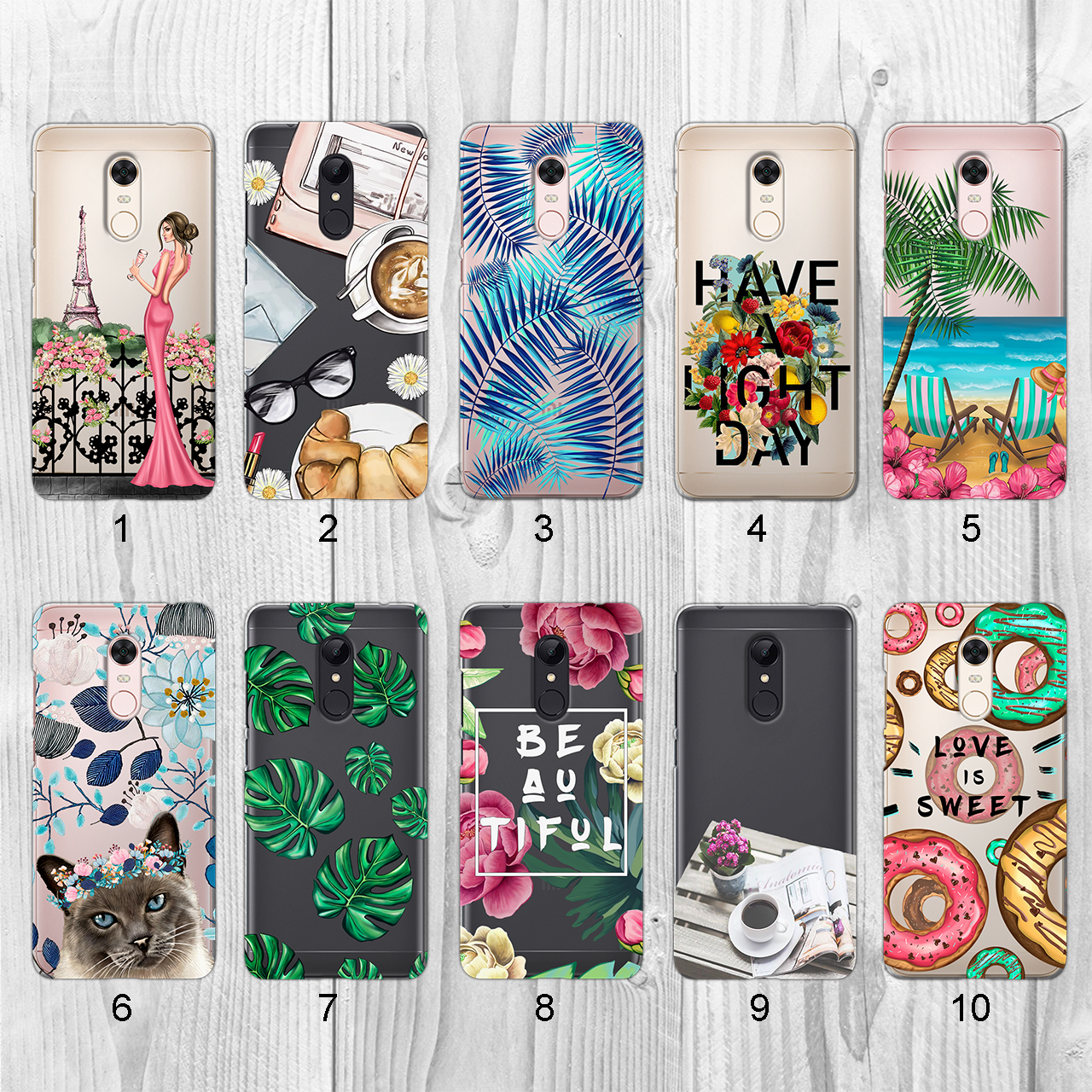 

Силиконовый чехол с рисунком для Xiaomi Redmi 5 Plus (new collection)