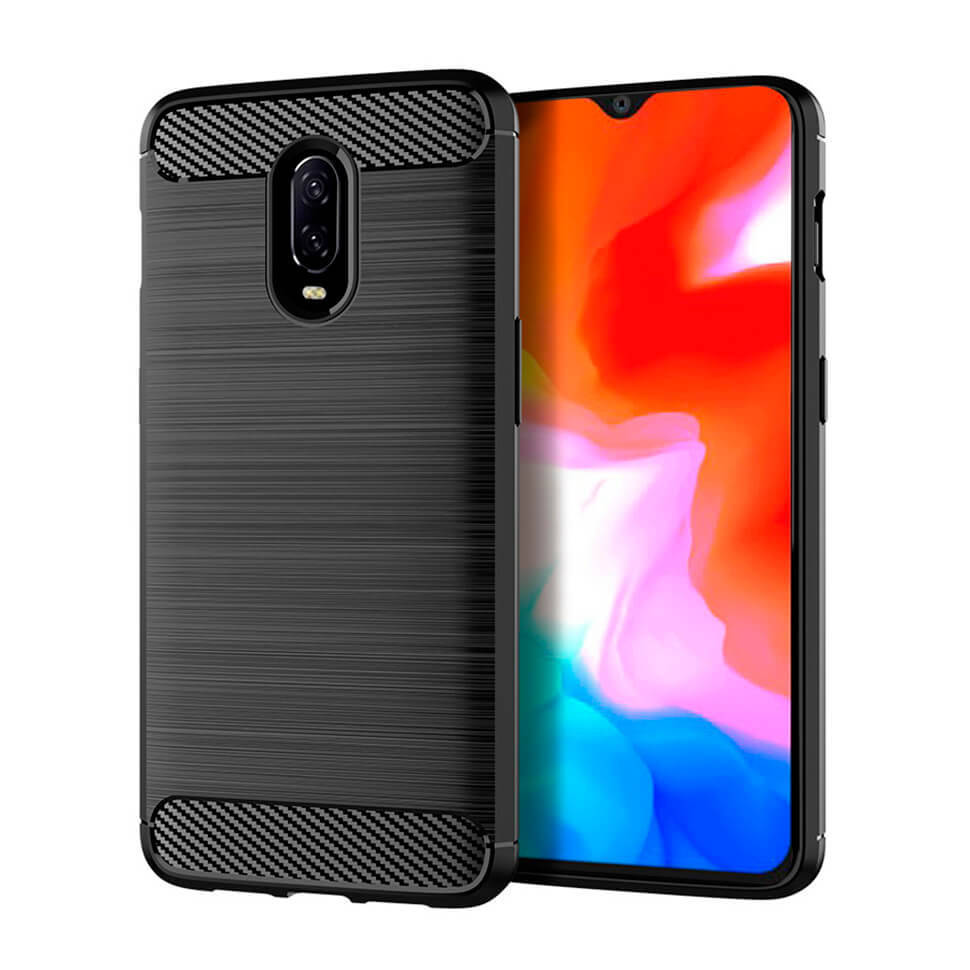 

Чехол Lenuo Carbon Fiber для OnePlus 6T Black, Черный