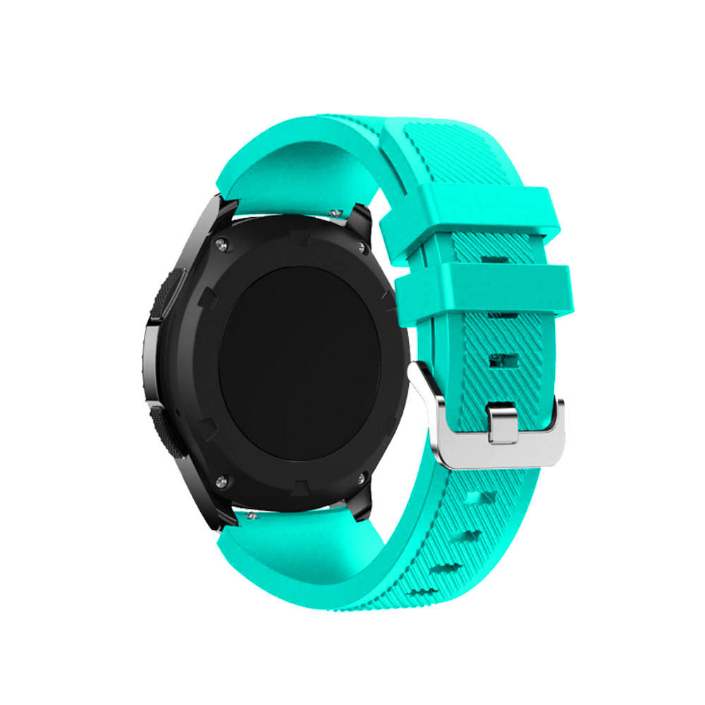 

Ремешок для Samsung Galaxy Watch 3 45mm / Galaxy Watch 46mm силиконовый Бирюзовый