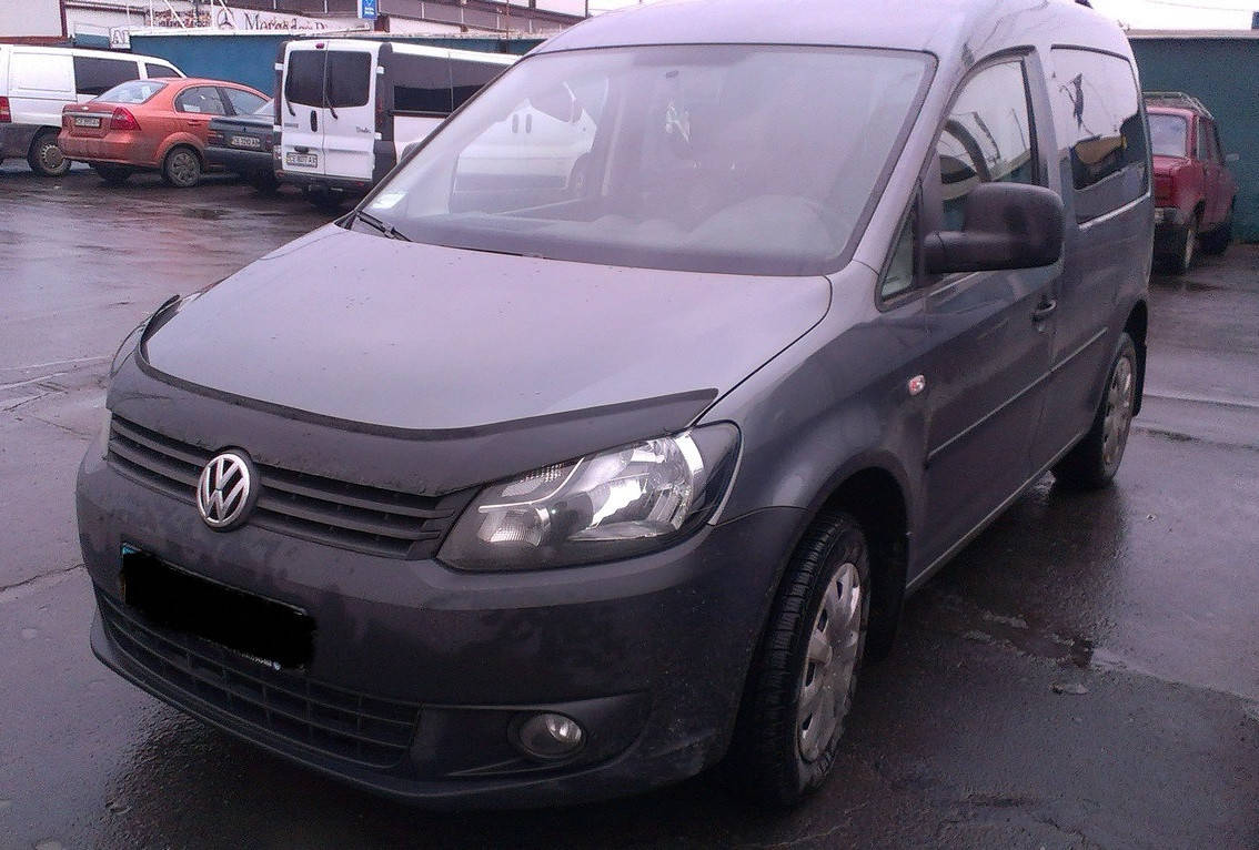 

Дефлектор на капот (мухобойки) Volkswagen Caddy 2010-