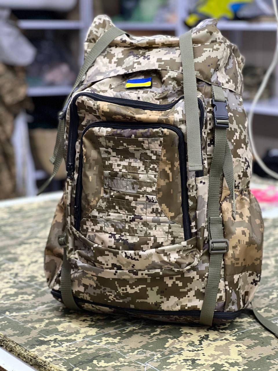 

Рюкзак тактический 80 л Рюкзак военный большой Рюкзак большой камуфляжный, Камуфляж