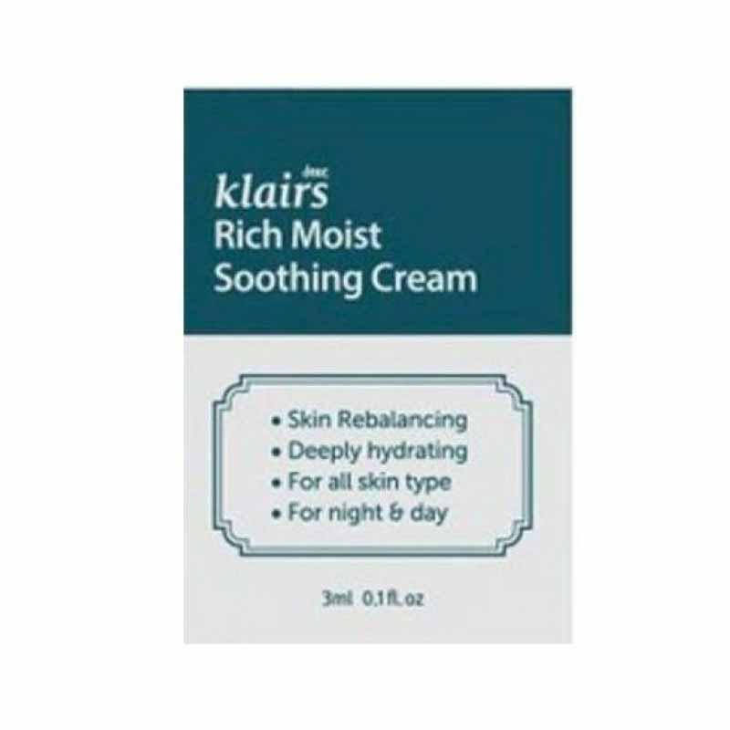 

Пробник увлажняющей сыворотки Dear Klairs Rich Moist Soothing Serum 1 мл