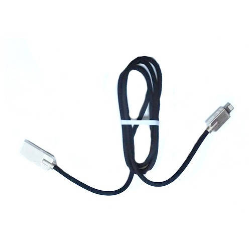 

USB дата кабель Lightning 1м для Apple iPhone, iPad, iPod, в оплетке, 105620