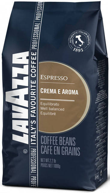 

Кофе в зернах Lavazza Espresso Crema e Aroma 1кг Голубая старый дизайн Италия
