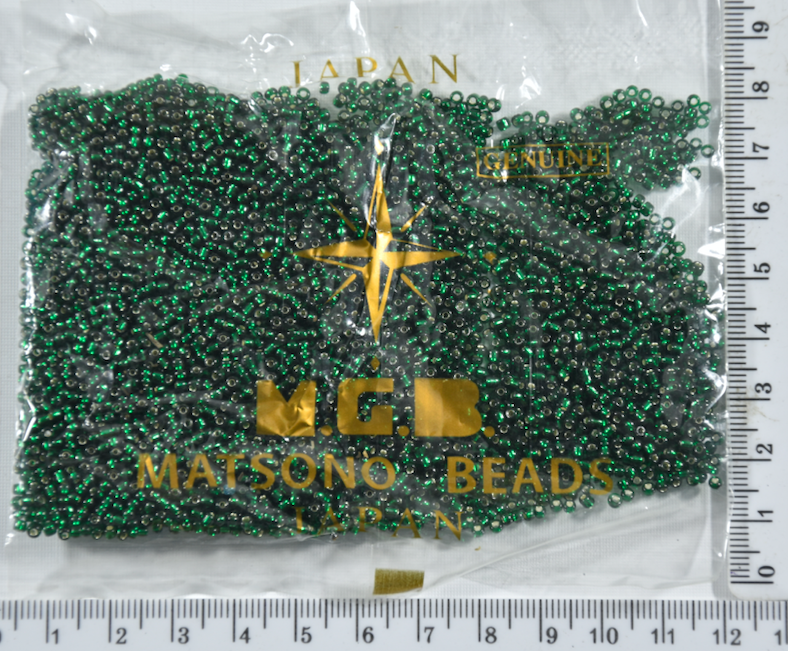 Бисер №11/0 "MATSUNO"-Япония(50гр) №53 т. зелёный уп=1шт
