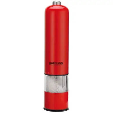 

Электрическая мельница для специй Bohmann BH-7840-Red 5.6х22.8х5.6 см красная, Красный