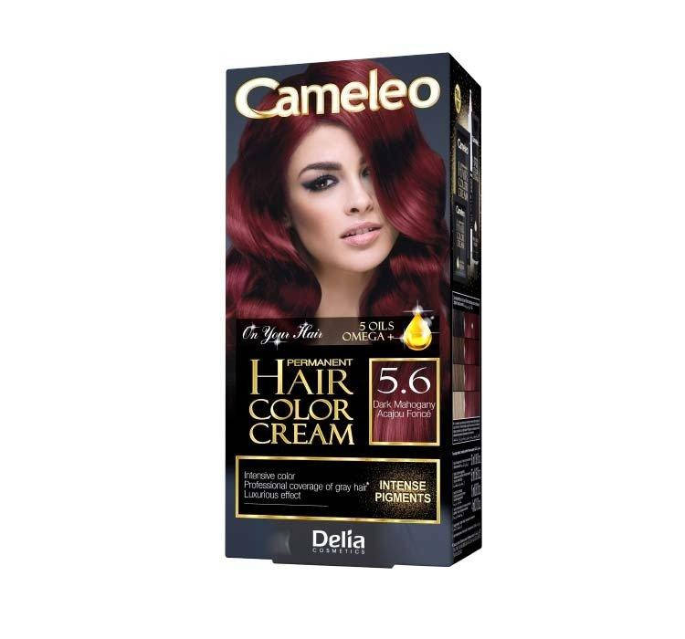 

Краска для волос CAMELEO OMEGA + 5 масел 5.6 Темный махагон