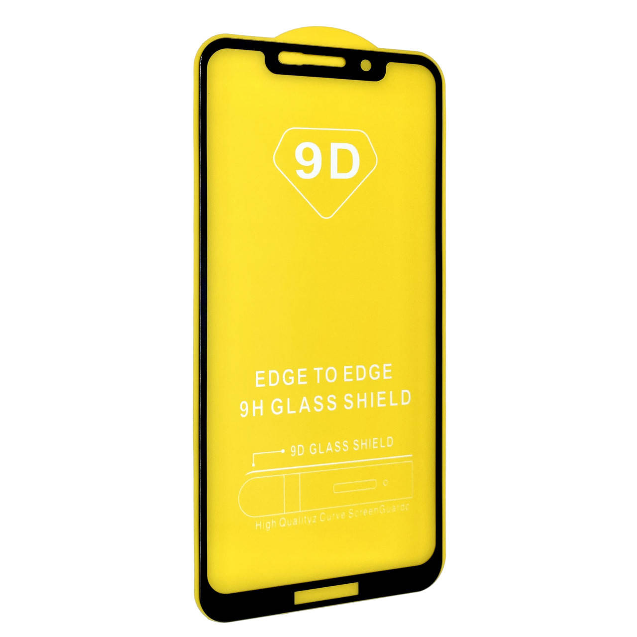 

Защитное стекло DK Full Glue 9D для Motorola One (P30 Play) (black), Черный