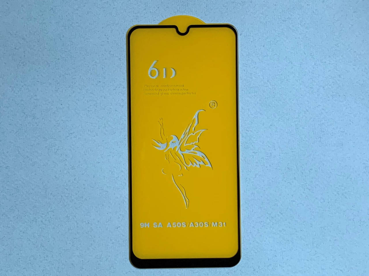 

Защитное стекло 6D для Samsung Galaxy M31 (SM-M315F) с рамкой чёрного цвета высочайшего качества, Черный