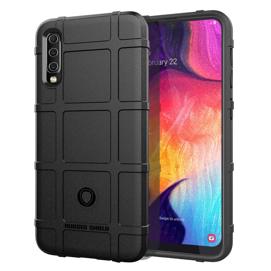 

Противоударный чехол для Samsung Galaxy A50 A505 ударопрочный бампер, Черный