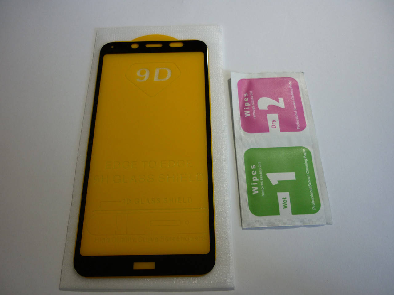 

Защитное стекло для Xiaomi Redmi 7A, 9D, 9H, на весь дисплей, черное, Full-Screen, Full Glue, Черный