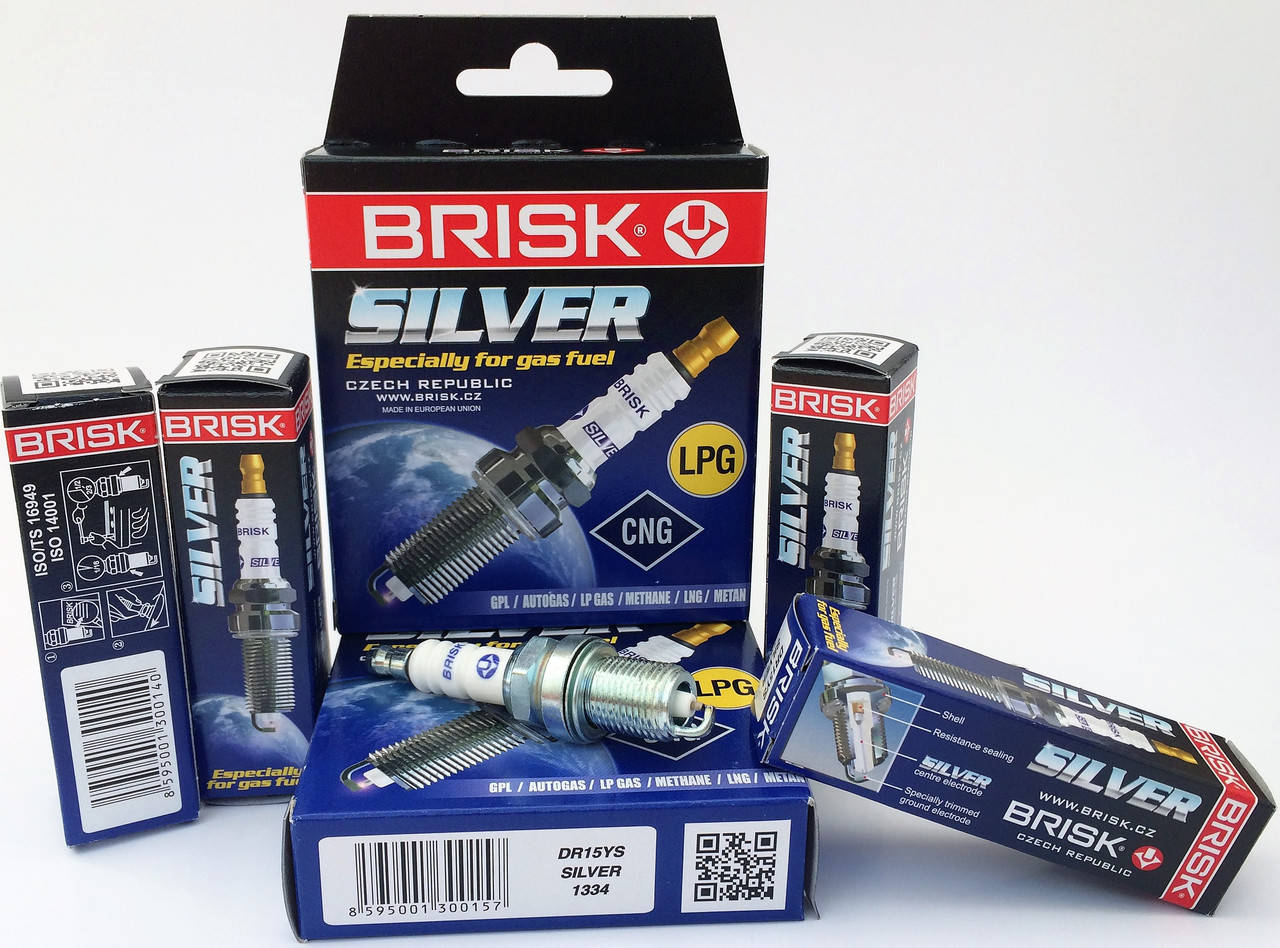 

Brisk Silver DR15YS 1334 свечи зажигания 4 штуки