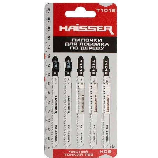 

Пилочные полотна для лобзика Haisser T101В 75 мм (в упаковке 5 шт)