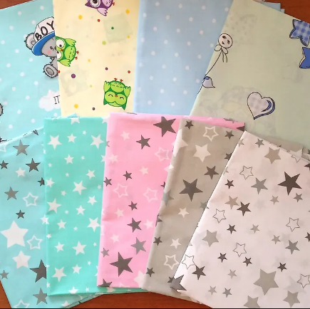 

Детская пеленка бязь для девочки / для мальчика / универсальные - 90 х 110 см