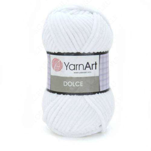 

Yarnart Dolce белый № 741