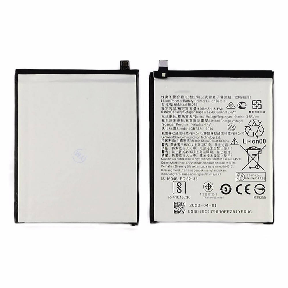 

Аккумулятор (батарея) BL270 для Lenovo K6 Note (K53a48)/ K6 Plus AAAA