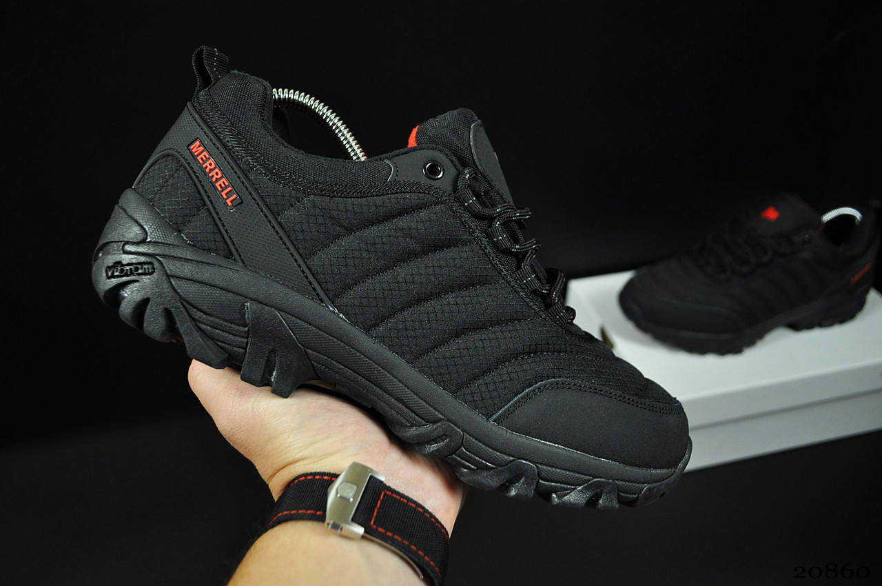 

Кроссовки Merrell Vibram арт 20860 (термо, мужские, меррелл, полуботинки), повседневные, весенние, кросы