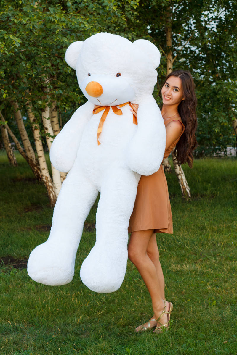 

Плюшевый медведь "Нестор" Белый 180 см