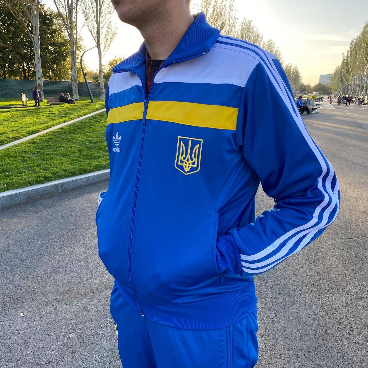 

Мужской спортивный костюм Adidas «Украина» Австрия, Желтый