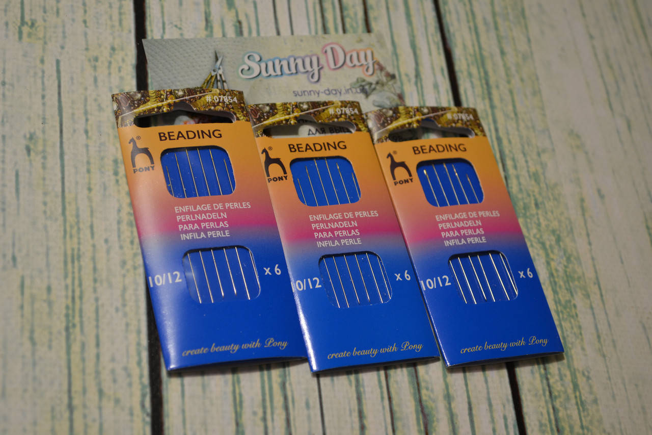 

Иглы для вышивки бисером PONY №10-12