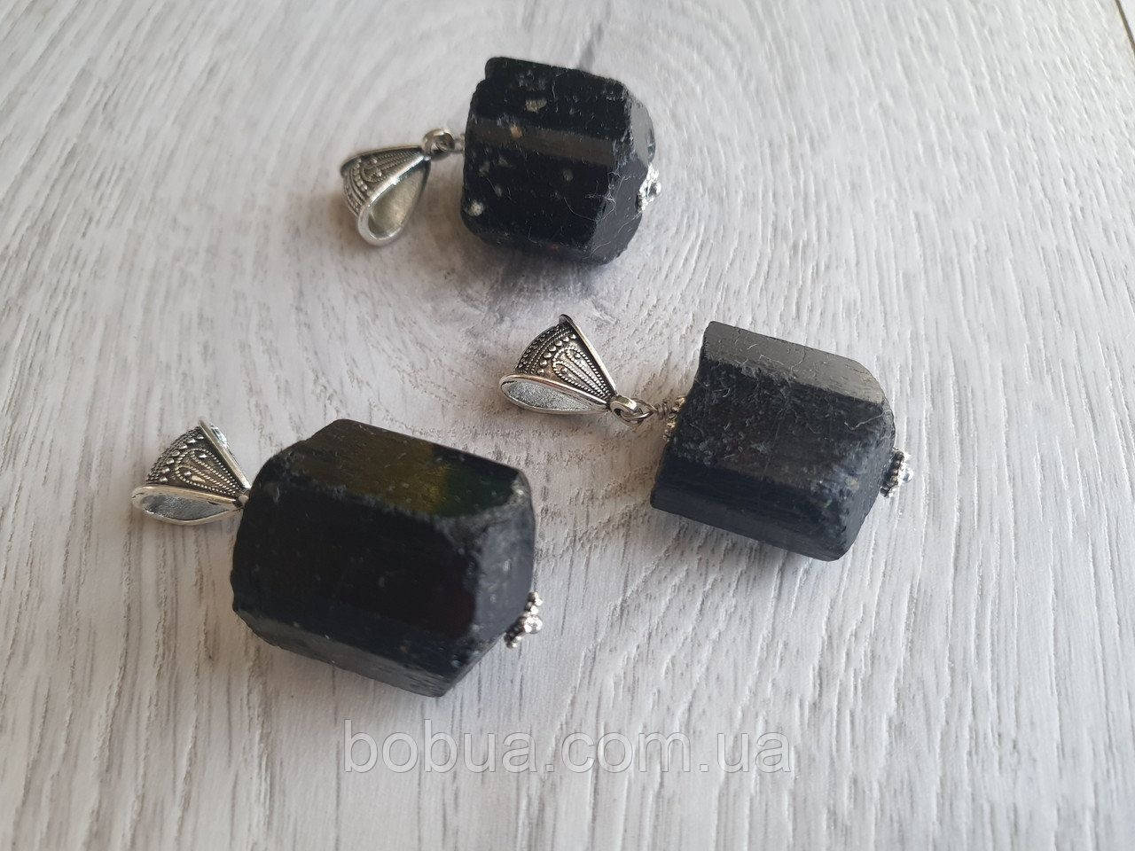 

Подвеска " Турмалин шерл" Ведьмин камень.