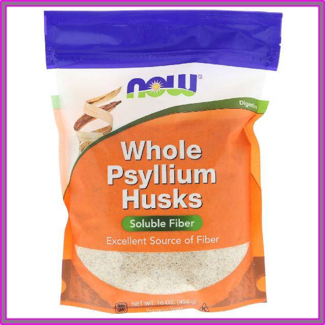 

Псиллиум Подорожник Now Foods (цельная оболочка семян) Whole Psyllium Husks 454 г