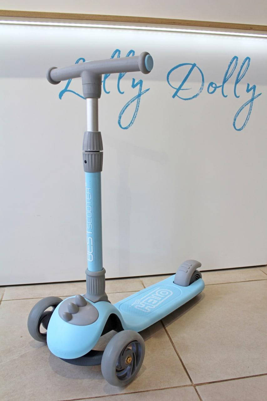 

Самокат трехколесный Best Scooter D складной Голубой