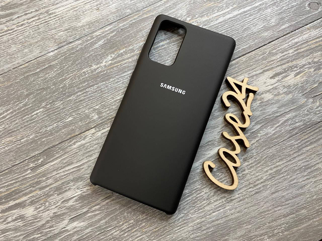 

Чехол Soft touch на Samsung Galaxy Note 20 (8 цветов) черный
