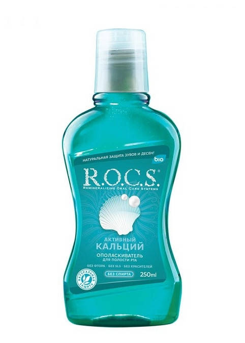 

Ополаскиватель для рта ROCS Активный Кальций, 250 мл