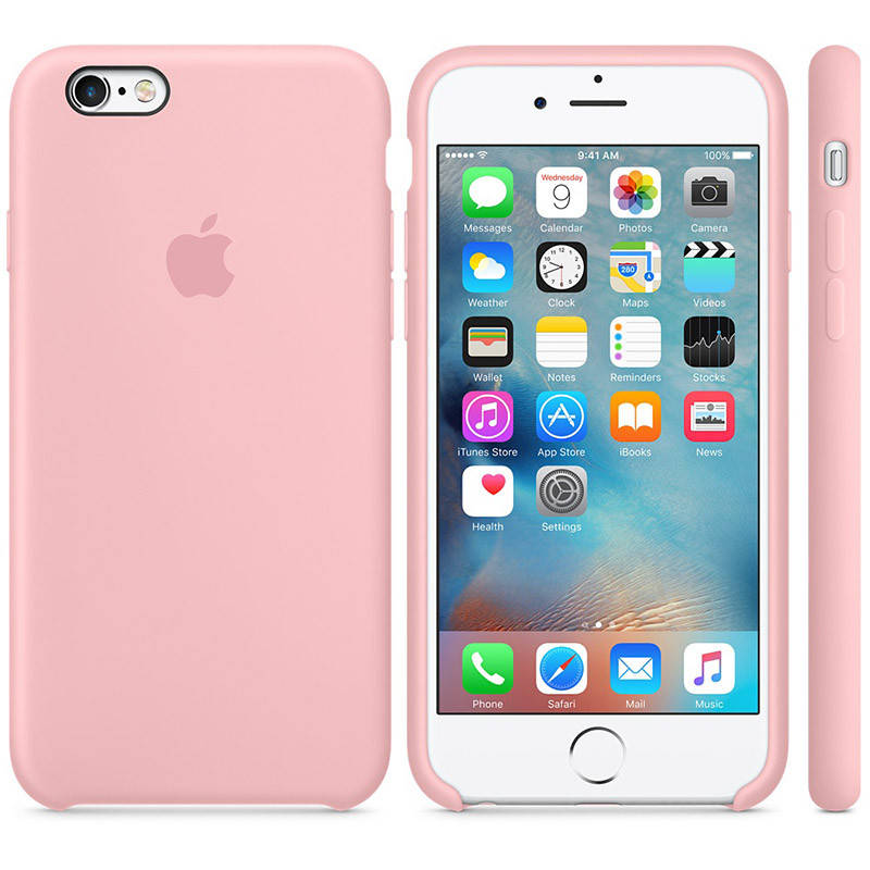 

Оригинальный силиконовый чехол для Apple iPhone 6/6s Soft Touch (4.7") Розовый