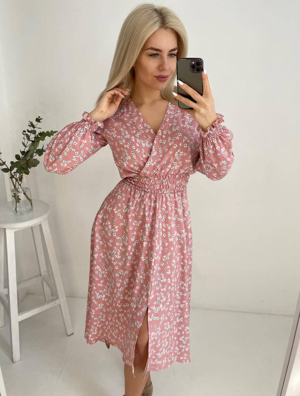 

Цветочное длинное платье в цветочек 42-48 (в расцветках)