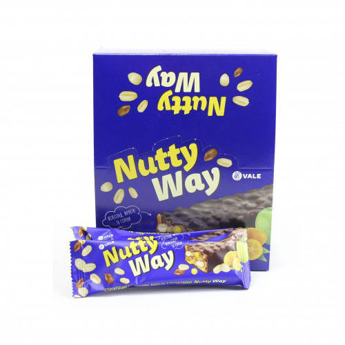 

Батончики мюсли NUTTY WAY в глазури